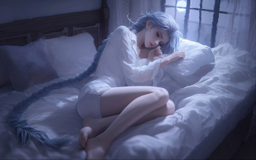 卧室 金克丝 唯美 4K壁纸 3840×2400