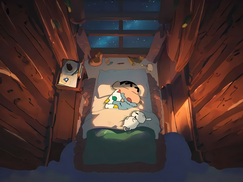 蜡笔小新睡觉4K壁纸壁纸3840×2880