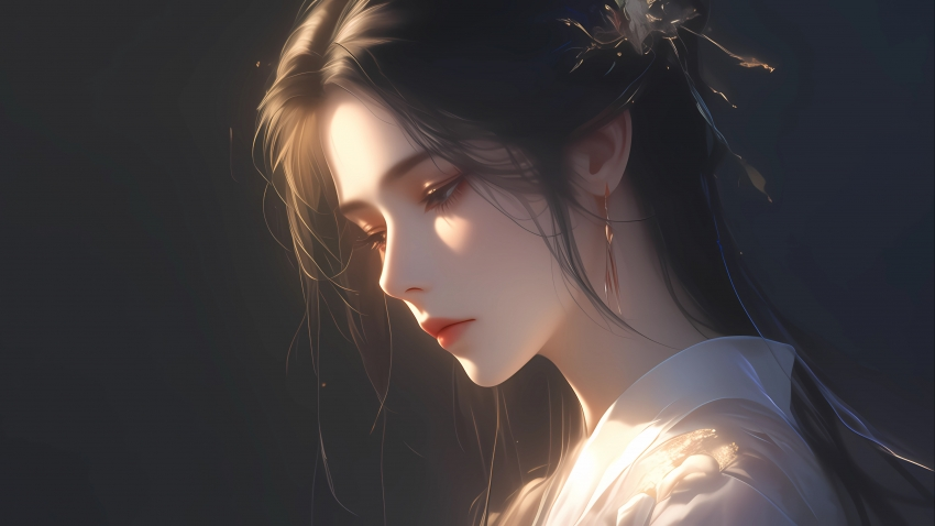 相思 古风女孩 4k动漫壁纸3840×2160