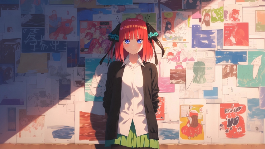 中野二乃 报纸 4k壁纸 3840×2160