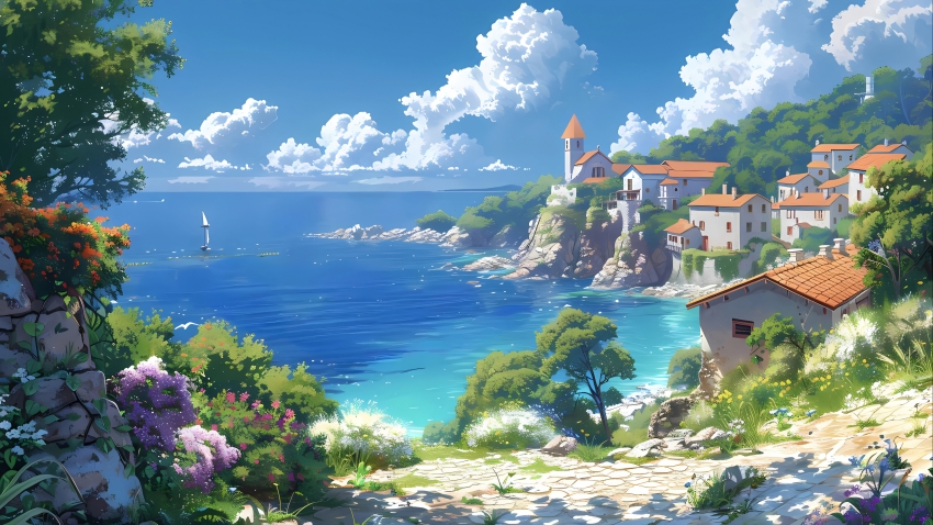 西海岸海边风景 4k壁纸 3840×2160